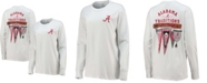 Pressbox Women's White Alabama Crimson Tide Traditions Pennant Long Sleeve T-shirt
